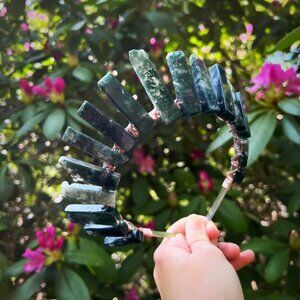 Green Stone Wire Wrapped Headband